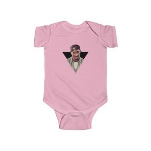2Pac Amaru Shakur Hustlin White Sox Cap Baby Bodysuit