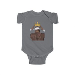 Crowning Legend 2Pac Makaveli Back View Dope Baby Bodysuit