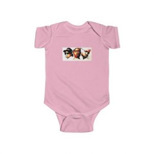 Eazy-E Tupac & Biggie Monsters Under The Bed Cover Baby Onesie
