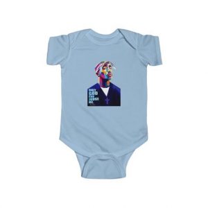 Only God Can Judge Me 2Pac Abstract Head Art Baby Onesie