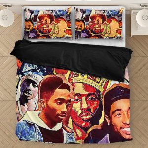 Tupac Amaru Shakur Wonderful Picture Collage Cool Bedding Set