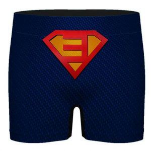 Amazing Superman Eminem Combination Logo Men's Boxers