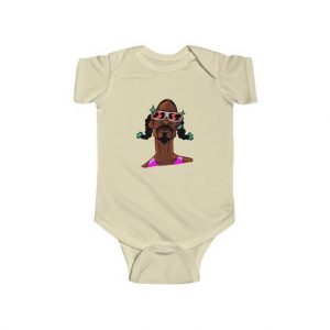 Awesome Snoop Dogg Caricature Artwork Dope Baby Bodysuit