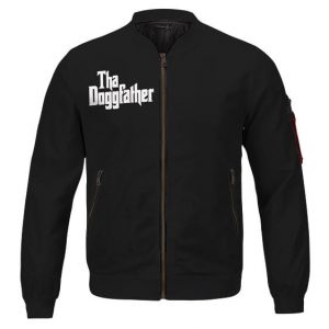 The Doggfather Snoop Dogg Logo Minimalistic Bomber Jacket