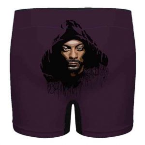 Graffiti Snoop Dogg Stencil Art Purple Men's Boxer Shorts