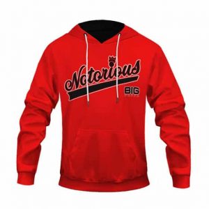 The Notorious B.I.G. 72 Logo Orange Pullover Hoodie