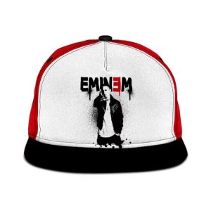 Rap Icon Eminem Spray Paint Art Awesome Snapback Cap