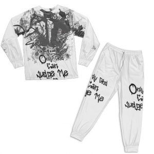 Only God Can Judge Me Tupac Monochrome Art Pajamas Set