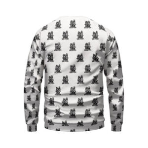 Big Poppa Crown And City Silhouette Pattern Sweater