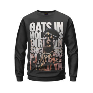 Gats In Holster Girls On Shoulders Biggie Crewneck Sweatera