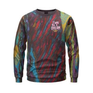 It Was All A Dream Biggie Smalls Multicolor Crewneck Sweater