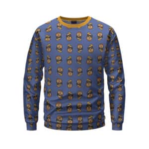 The Notorious B.I.G. Cartoon Head Pattern Epic Sweater