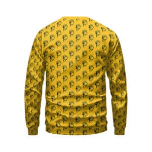 The Notorious B.I.G. Dope Yellow Pattern Crewneck Sweater