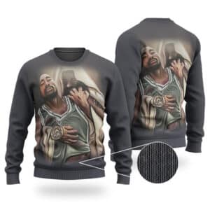 Tupac With Jesus Christ Tribute Fan Art Wool Sweater