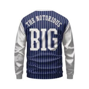 The Notorious B.I.G. Juicy Blue Pinstripes Sweatshirt