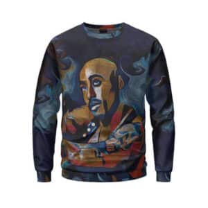 2Pac Shakur Classic Painting Artwork Sweatshirt