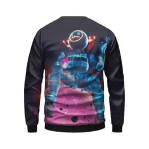 Space Astronaut Cactus Jack Smiley Crewneck Sweatshirt