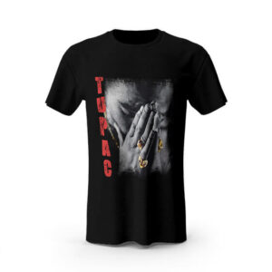 Thug Life Tupac Makaveli Praying Black Tees