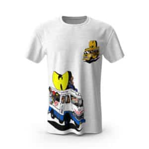 Wu-Tang Clan Ice Cream Van Cartoon Art T-Shirt