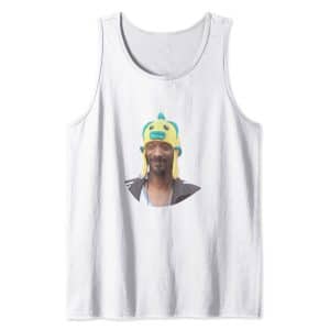Goofy Snoop Dogg Fish Hat Head Design Tank Top