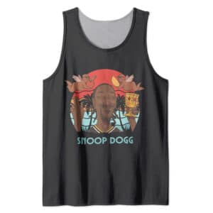 Snoop Dogg Holding Gold Cup Cartoon Art Tank Top