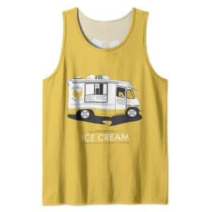 Dope Wu-Tang Clan Ice Cream Van Yellow Tank Shirt