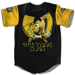 Wu-Tang Clan Bees Music Logo Art Baseball Jersey