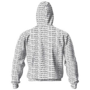 B-Boys So What 'Cha Want Pattern Zip-Up Hoodie
