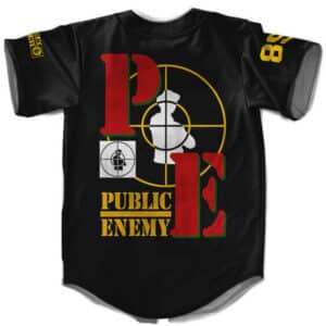 Puma X Public Enemy Retro Logo Baseball Shirt