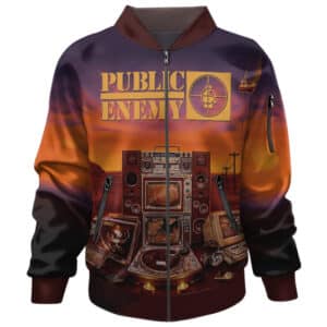 What You Gonna Do When the Grid Goes Down Album Cover Bomber Jacket