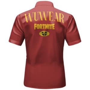 Wu-Wear Fortnite X Wu-Tang Clan Art Red Hawaiian Shirt