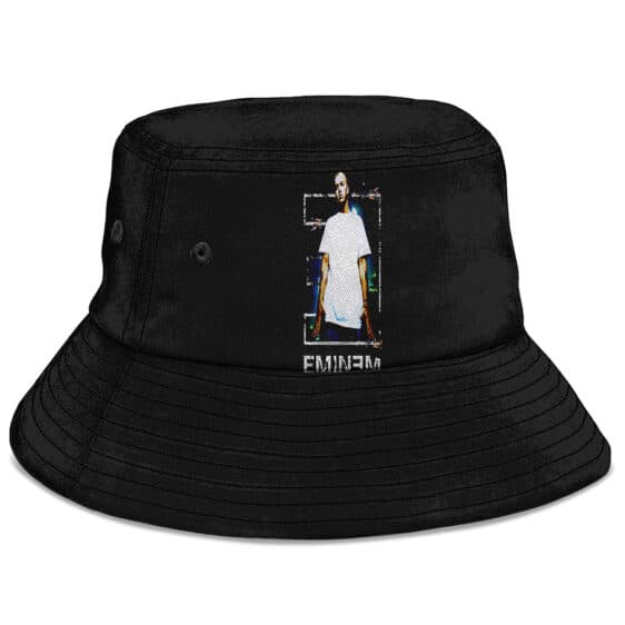 Hip-Hop Rapper Eminem Iconic E Photo Logo Art Fisherman Hat